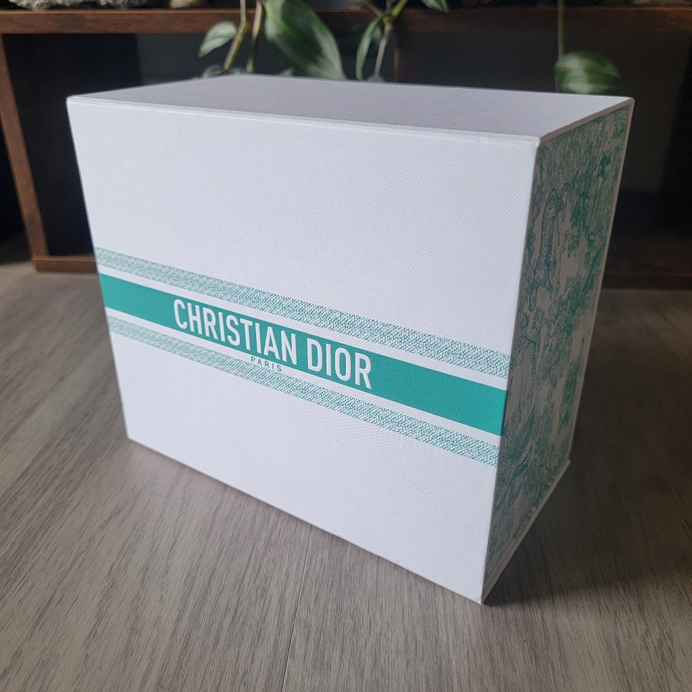 Authentic Christian Dior White and Green Empty Box